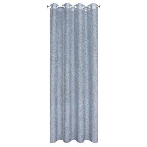 Zasłona 140x250 Palermo 2 popielata gotowa na przelotkach z miękkiej tkaniny z efektem melanżu Terra Collection Eurofirany Terra Zasłona 140x250 Palermo 2 popielata gotowa na przelotkach z miękkiej tkaniny z efektem melanżu Terra Collection Eurofirany Terra
