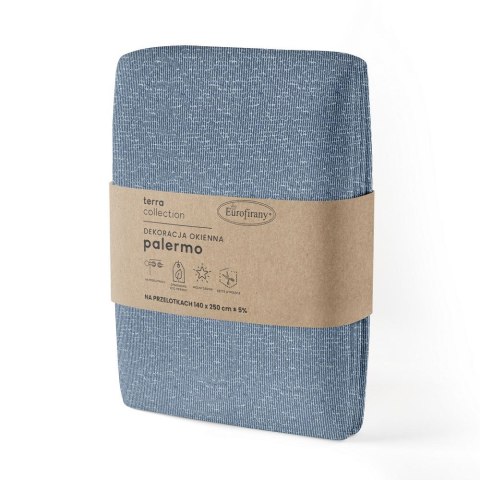 Zasłona 140x250 Palermo 2 popielata gotowa na przelotkach z miękkiej tkaniny z efektem melanżu Terra Collection Eurofirany Terra Zasłona 140x250 Palermo 2 popielata gotowa na przelotkach z miękkiej tkaniny z efektem melanżu Terra Collection Eurofirany Terra