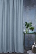Zasłona 140x250 Palermo 3 niebieska gotowa na przelotkach z miękkiej tkaniny o drobnym splocie Terra Collection Eurofirany Zasłona 140x250 Palermo 3 niebieska gotowa na przelotkach z miękkiej tkaniny o drobnym splocie Terra Collection Eurofirany