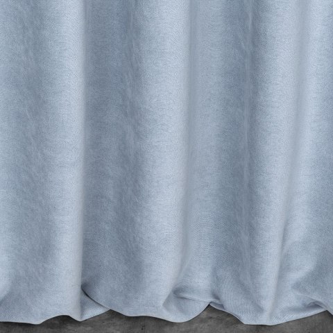 Zasłona 140x250 Palermo 3 niebieska gotowa na przelotkach z miękkiej tkaniny o drobnym splocie Terra Collection Eurofirany Zasłona 140x250 Palermo 3 niebieska gotowa na przelotkach z miękkiej tkaniny o drobnym splocie Terra Collection Eurofirany