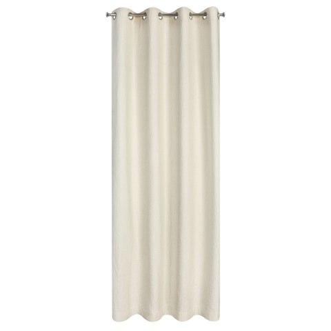 Zasłona 140x250 Seville 1 kremowa gotowa na przelotkach z miękkiej tkaniny z efektem melanżu Terra Collection Eurofirany Zasłona 140x250 Seville 1 kremowa gotowa na przelotkach z miękkiej tkaniny z efektem melanżu Terra Collection Eurofirany