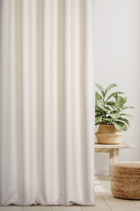 Zasłona 140x250 Seville 4 beżowa gotowa na przelotkach z tkaniny o naturalnym splocie Terra Collection Eurofirany Zasłona 140x250 Seville 4 beżowa gotowa na przelotkach z tkaniny o naturalnym splocie Terra Collection Eurofirany