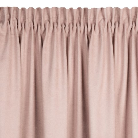 Zasłona 140x270 Avinion 3 pudrowa ciemna gotowa na taśmie z tkaniny o strukturze płótna Terra Collection Eurofirany Zasłona 140x270 Avinion 3 pudrowa ciemna gotowa na taśmie z tkaniny o strukturze płótna Terra Collection Eurofirany