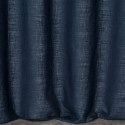 Zasłona 140x270 Palermo 1 granatowa gotowa na taśmie z miękkiej szenilowej tkaniny przetykanej srebrną nitką Terra Collection Eu Zasłona 140x270 Palermo 1 granatowa gotowa na taśmie z miękkiej szenilowej tkaniny przetykanej srebrną nitką Terra Collection Eu
