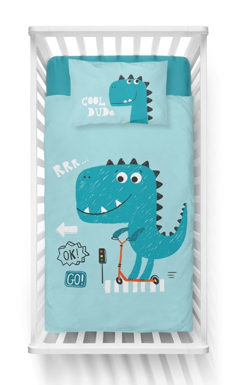 Pościel bambusowa 90x120 3951 A Dinozaur turkusowa biała mam już tyle miesięcy i dni poszewka 40x60 dziecięca Bambus 103 Pościel bambusowa 90x120 3951 A Dinozaur turkusowa biała mam już tyle miesięcy i dni poszewka 40x60 dziecięca Bambus 103