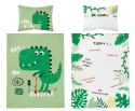 Pościel bambusowa 90x120 3951 B Dinozaur zielona biała mam już tyle miesięcy i dni poszewka 40x60 dziecięca Bambus 103 Pościel bambusowa 90x120 3951 B Dinozaur zielona biała mam już tyle miesięcy i dni poszewka 40x60 dziecięca Bambus 103