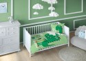 Pościel bambusowa 90x120 3951 B Dinozaur zielona biała mam już tyle miesięcy i dni poszewka 40x60 dziecięca Bambus 103 Pościel bambusowa 90x120 3951 B Dinozaur zielona biała mam już tyle miesięcy i dni poszewka 40x60 dziecięca Bambus 103