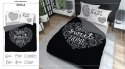 Pościel bawełniana 160x200 Home sweet Home serca czarna biała 3753 A Holland 78 Pościel bawełniana 160x200 Home sweet Home serca czarna biała 3753 A Holland 78