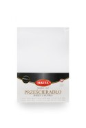 Prześcieradło jersey 130/140x190/200 z lycrą białe z gumką na wysoki materac 30 cm Jersey 2 Prześcieradło jersey 130/140x190/200 z lycrą białe z gumką na wysoki materac 30 cm Jersey 2