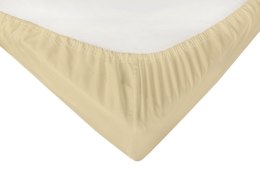 Prześcieradło jersey 150/160x190/200 z lycrą kremowe z gumką na wysoki materac 30 cm Jersey 2
