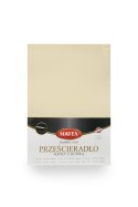 Prześcieradło jersey 210/220x190/200 z lycrą kremowe z gumką na wysoki materac 30 cm Jersey 2 Prześcieradło jersey 210/220x190/200 z lycrą kremowe z gumką na wysoki materac 30 cm Jersey 2