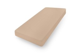 Prześcieradło jersey 90/100x190/200 z lycrą beżowe z gumką na wysoki materac 30 cm Jersey 2