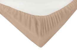 Prześcieradło jersey 90/100x190/200 z lycrą beżowe z gumką na wysoki materac 30 cm Jersey 2