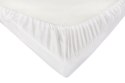 Prześcieradło jersey 90/100x190/200 z lycrą białe z gumką na wysoki materac 30 cm Jersey 2 Prześcieradło jersey 90/100x190/200 z lycrą białe z gumką na wysoki materac 30 cm Jersey 2