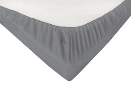 Prześcieradło jersey 90/100x190/200 z lycrą grafitowe z gumką na wysoki materac 30 cm Jersey 2