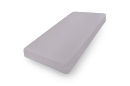 Prześcieradło jersey 90/100x190/200 z lycrą szare z gumką na wysoki materac 30 cm Jersey 2
