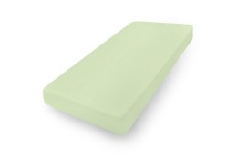 Prześcieradło jersey 90/100x190/200 z lycrą zielone z gumką na wysoki materac 30 cm Jersey 2