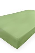 Prześcieradło jersey 90/100x190/200 z lycrą zielone z gumką na wysoki materac 30 cm Jersey 2