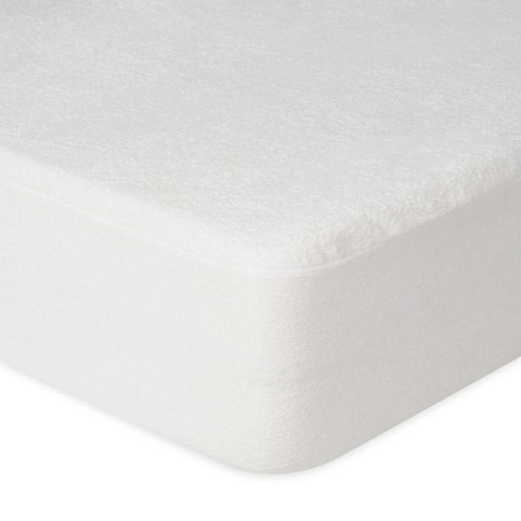 Prześcieradło nieprzemakalne 120x200 01 białe frotte z gumką podkład Prześcieradło nieprzemakalne 120x200 01 białe frotte z gumką podkład