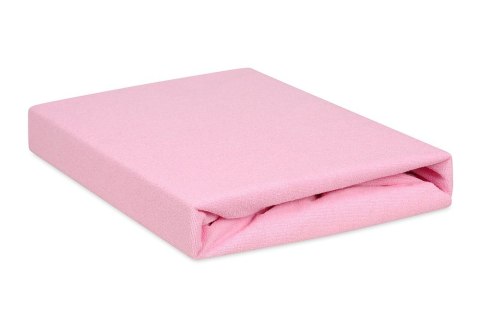 Prześcieradło nieprzemakalne 140x200 10 różowe frotte z gumką podkład Prześcieradło nieprzemakalne 140x200 10 różowe frotte z gumką podkład