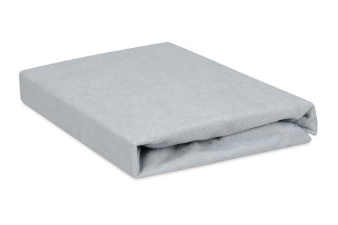 Prześcieradło nieprzemakalne 140x200 42 szare frotte z gumką podkład Prześcieradło nieprzemakalne 140x200 42 szare frotte z gumką podkład