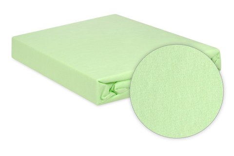 Prześcieradło nieprzemakalne 140x200 52 zielone jersey z gumką podkład Matex Prześcieradło nieprzemakalne 140x200 52 zielone jersey z gumką podkład Matex