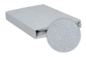 Prześcieradło nieprzemakalne 60x120 42 szare frotte z gumką do łóżeczka dziecięce podkład Prześcieradło nieprzemakalne 60x120 42 szare frotte z gumką do łóżeczka dziecięce podkład