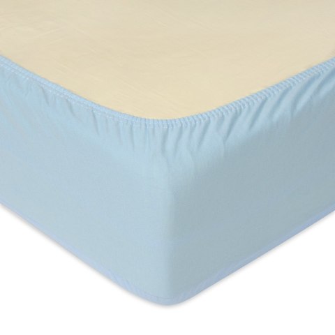 Prześcieradło nieprzemakalne 70x140 24 niebieskie jersey z gumką do łóżeczka dziecięce podkład Prześcieradło nieprzemakalne 70x140 24 niebieskie jersey z gumką do łóżeczka dziecięce podkład