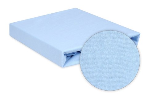 Prześcieradło nieprzemakalne 70x140 24 niebieskie jersey z gumką do łóżeczka dziecięce podkład Prześcieradło nieprzemakalne 70x140 24 niebieskie jersey z gumką do łóżeczka dziecięce podkład