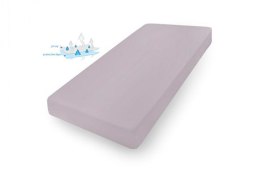 Prześcieradło nieprzemakalne 70x140 42 szare jersey z gumką do łóżeczka dziecięce podkład