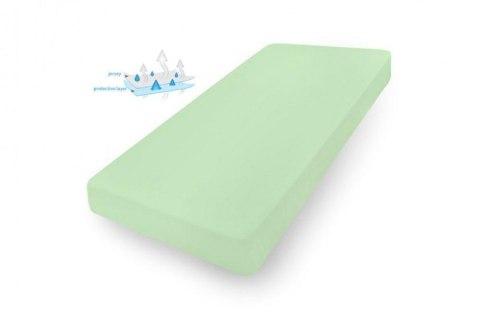 Prześcieradło nieprzemakalne 70x140 52 zielone jersey z gumką do łóżeczka dziecięce podkład Prześcieradło nieprzemakalne 70x140 52 zielone jersey z gumką do łóżeczka dziecięce podkład