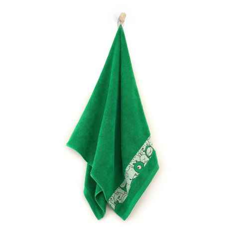 Ręcznik 50x70 Slames zwierzątka Malachit-5617 zielony frotte bawełniany dziecięcy Ręcznik 50x70 Slames zwierzątka Malachit-5617 zielony frotte bawełniany dziecięcy