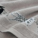 Ręcznik 70x130 Koty Jaspis-5717 szary frotte bawełniany dziecięcy Ręcznik 70x130 Koty Jaspis-5717 szary frotte bawełniany dziecięcy