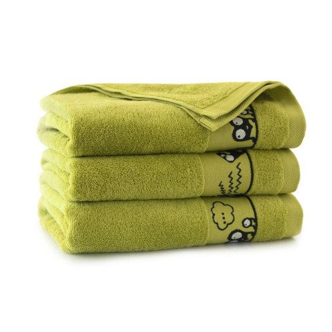 Ręcznik 70x130 Oczaki Limonka-K40-5556 zielony frotte bawełniany dziecięcy Ręcznik 70x130 Oczaki Limonka-K40-5556 zielony frotte bawełniany dziecięcy
