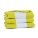 Ręcznik plażowy 100x160 Neon seledynowy biały pasy bawełniany frotte plaża 2 Zwoltex Ręcznik plażowy 100x160 Neon seledynowy biały pasy bawełniany frotte plaża 2 Zwoltex