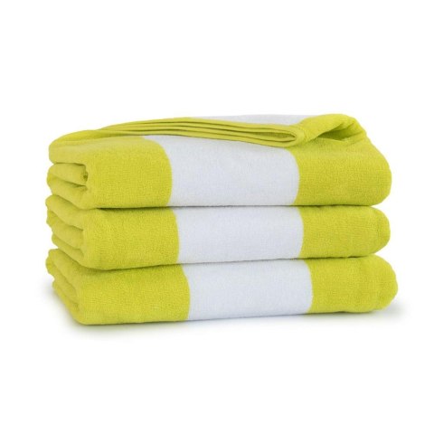 Ręcznik plażowy 100x160 Neon seledynowy biały pasy bawełniany frotte plaża 2 Zwoltex Ręcznik plażowy 100x160 Neon seledynowy biały pasy bawełniany frotte plaża 2 Zwoltex