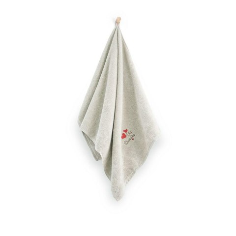 Ręcznik w pudełku drewnianym 50x90 Dla Dziadka beżowy 5712 na prezent Ręcznik w pudełku drewnianym 50x90 Dla Dziadka beżowy 5712 na prezent
