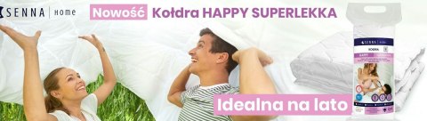 Kołdra antyalergiczna 180x200 Happy letnia super lekka 540 g biała poliestrowa mikrofaza zwijana w rulon Inter Widex Kołdra antyalergiczna 180x200 Happy letnia super lekka 540 g biała poliestrowa mikrofaza zwijana w rulon Inter Widex