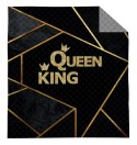 Narzuta dekoracyjna 170x210 Queen King czarna złota szara K_62 112 Bedspread Narzuta dekoracyjna 170x210 Queen King czarna złota szara K_62 112 Bedspread