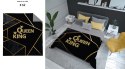 Narzuta dekoracyjna 170x210 Queen King czarna złota szara K_62 112 Bedspread Narzuta dekoracyjna 170x210 Queen King czarna złota szara K_62 112 Bedspread