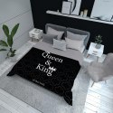 Narzuta dekoracyjna 170x210 Queen&King czarna biała szara K_65 112 Bedspread Narzuta dekoracyjna 170x210 Queen&King czarna biała szara K_65 112 Bedspread