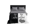 Narzuta dekoracyjna 170x210 Weź nie pytaj Weź się przytul biała czarna szara K_64 112 Bedspread Narzuta dekoracyjna 170x210 Weź nie pytaj Weź się przytul biała czarna szara K_64 112 Bedspread