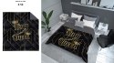 Narzuta dekoracyjna 220x240 King&Queen Król Królowa czarna złota szara K_59 112 Bedspread Narzuta dekoracyjna 220x240 King&Queen Król Królowa czarna złota szara K_59 112 Bedspread