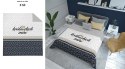 Narzuta dekoracyjna 220x240 Królewskich Snów biała szara czarna K_60 112 Bedspread Narzuta dekoracyjna 220x240 Królewskich Snów biała szara czarna K_60 112 Bedspread