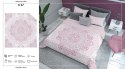 Narzuta dekoracyjna 220x240 Rozeta różowa pudrowa biała K_67 112 Bedspread Narzuta dekoracyjna 220x240 Rozeta różowa pudrowa biała K_67 112 Bedspread