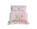 Narzuta dekoracyjna 220x240 You&Me różowa pudrowa złota K_68 112 Bedspread Narzuta dekoracyjna 220x240 You&Me różowa pudrowa złota K_68 112 Bedspread