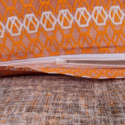 Pościel bawełniana 160x200 pomarańczowa geometria 71469/1 Cottonlove 6 Pościel bawełniana 160x200 pomarańczowa geometria 71469/1 Cottonlove 6