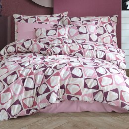 Pościel bawełniana 200x220 Club różowa geometria Cottonlove Exclusive 5