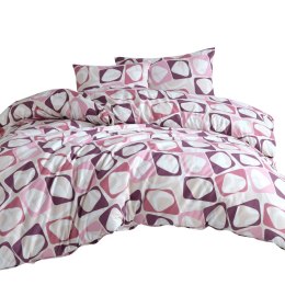 Pościel bawełniana 200x220 Club różowa geometria Cottonlove Exclusive 5