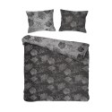Pościel bawełniana 220x200 flory grafitowa liście żakardowa Cottonlove Jacquard Pościel bawełniana 220x200 flory grafitowa liście żakardowa Cottonlove Jacquard